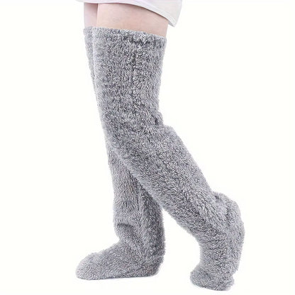 Winter Warm Feet Stockings for Women and Men Multifunctional Bed Sleep with Quilt Old Cold Legs Warm Sleep Socks Foot Warming
